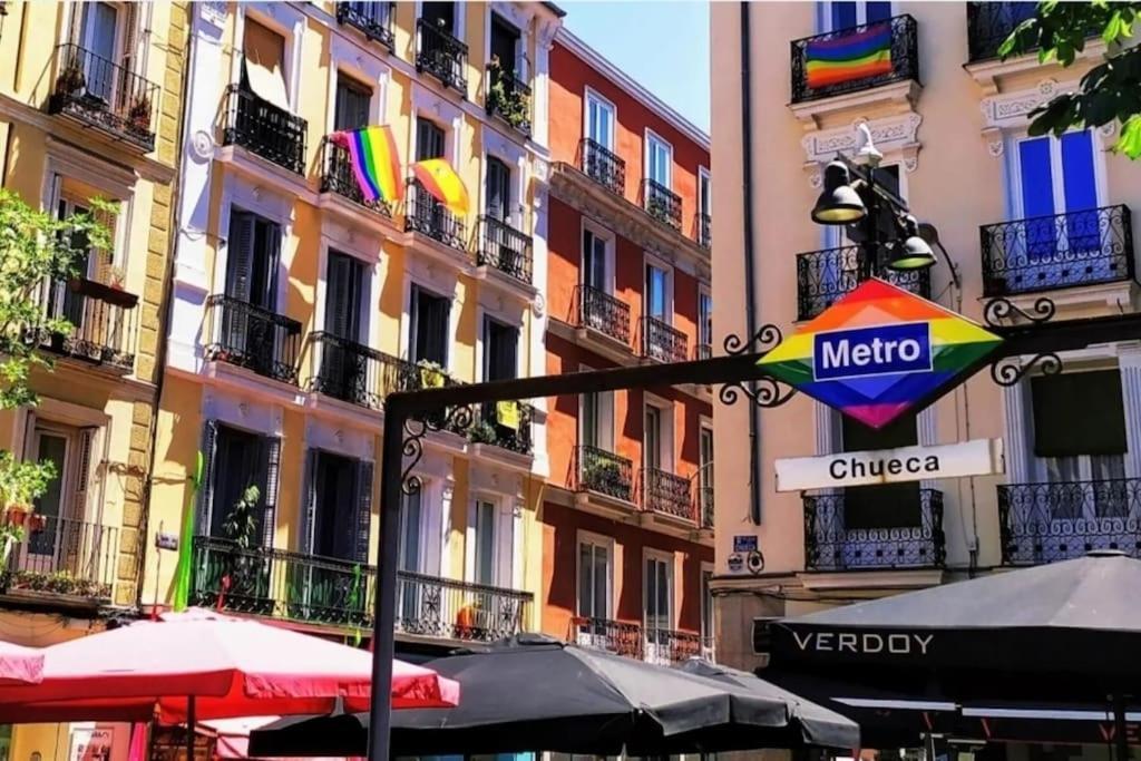 Downtown Apt 1Hab Para 4Pax En La Plaza De Chueca Madrid Dış mekan fotoğraf